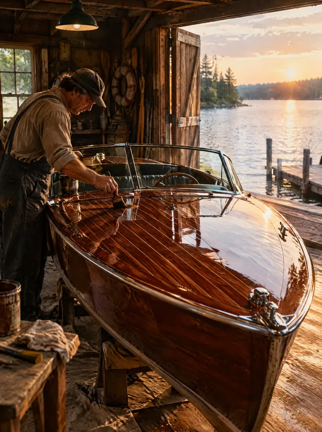Boathouse evening, May 2026